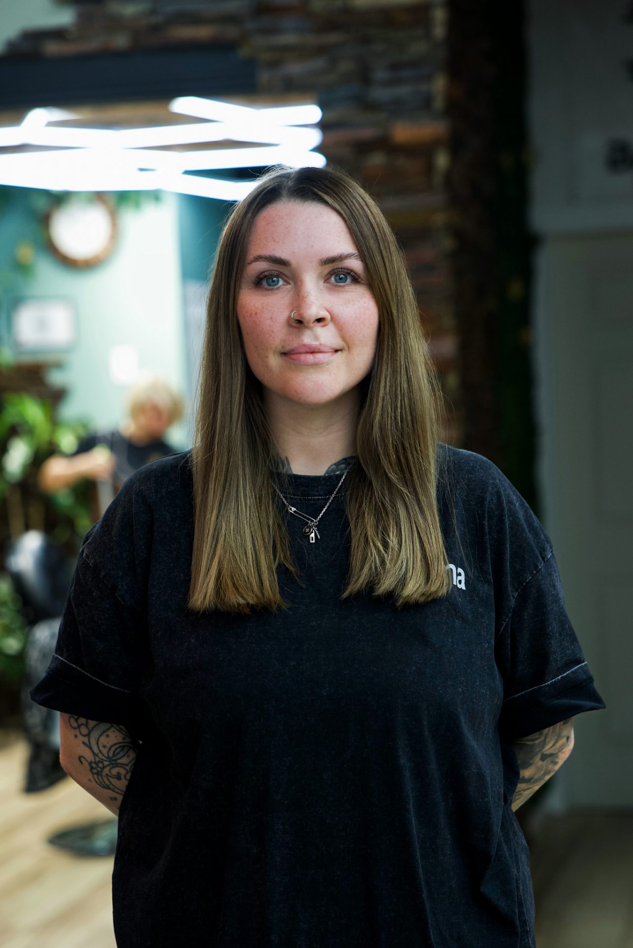Anna, barber at Best Barber Shop
